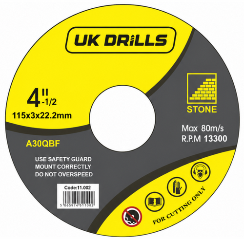 Stone Cutting Discs - 10 Pack