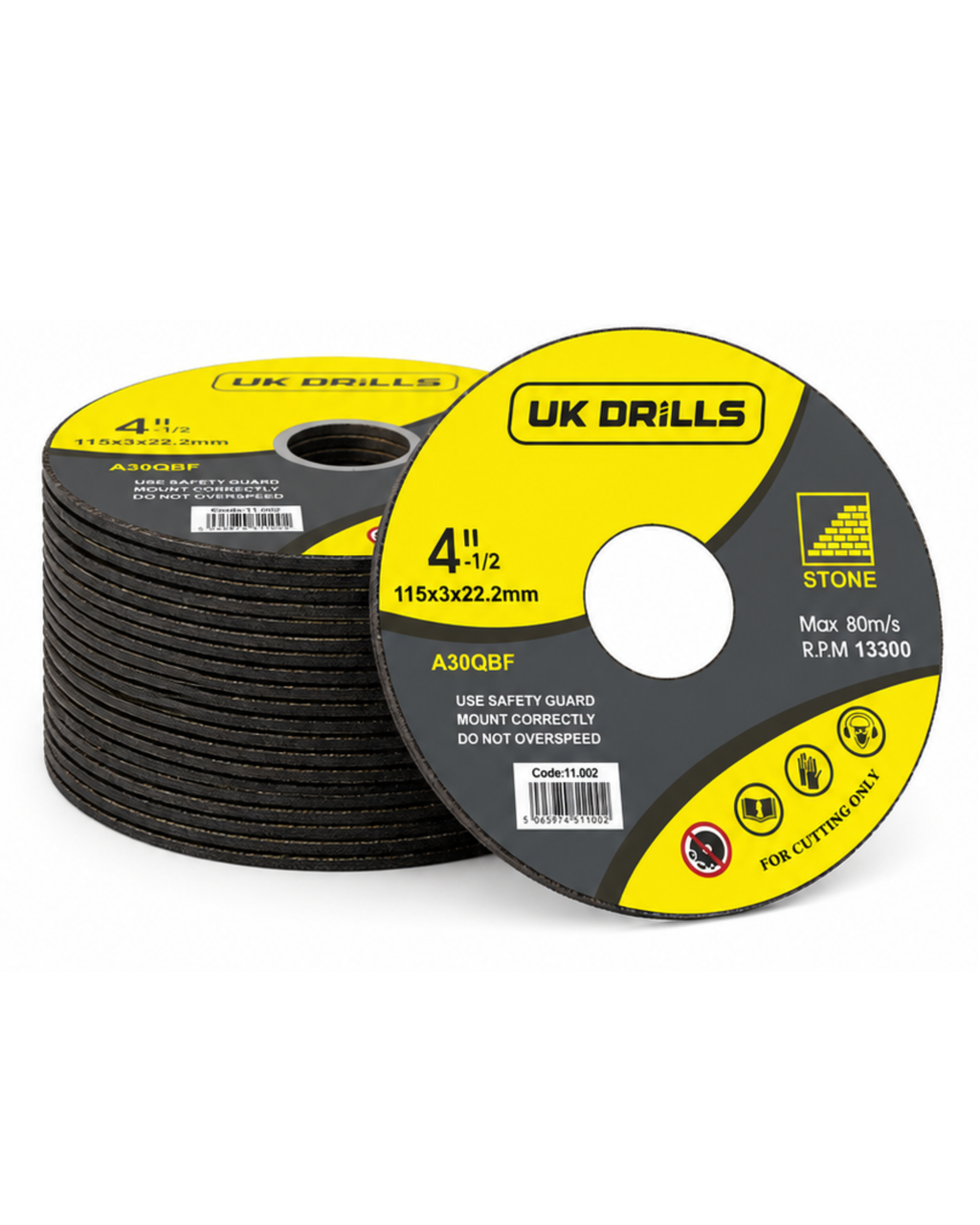 Stone Cutting Discs - 50 Pack
