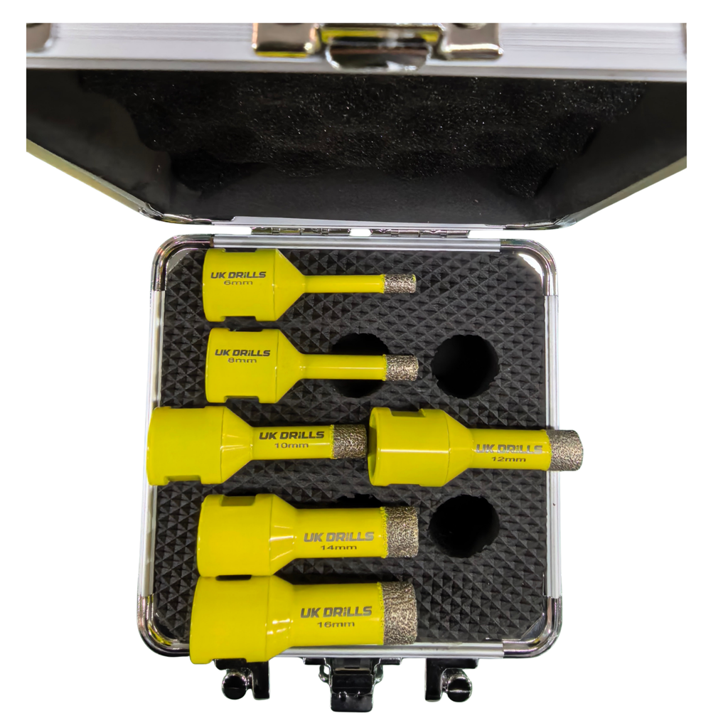 Diamond M14 glass and tile drill bit set